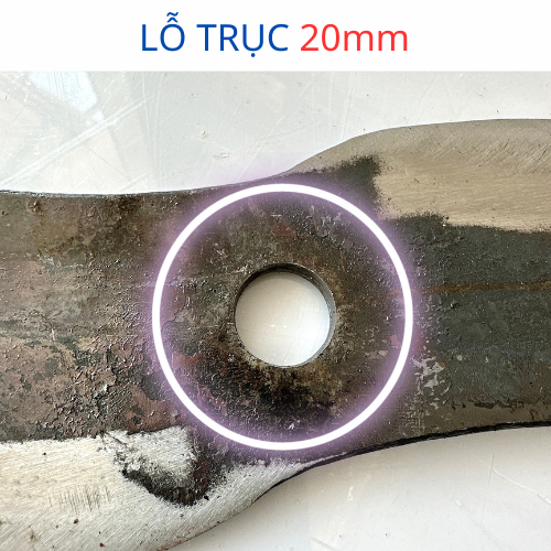 Lưỡi Dao Máy Thái Chuối Băm Cỏ Voi Dài 50cm - 60 - 65CM Trục 20mm . NHẬN ĐẶT HÀNG THEO YÊU CẦU