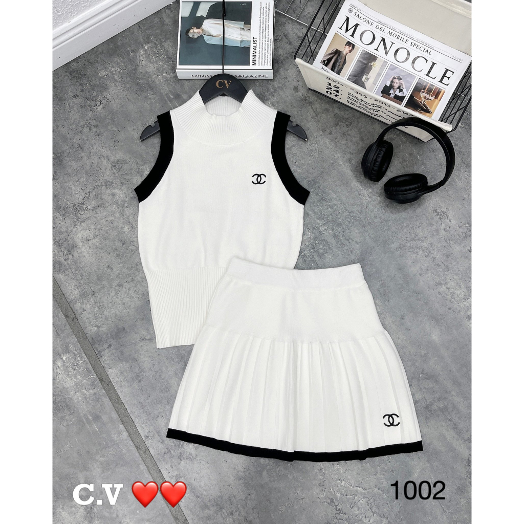 Set len tăm chân váy tennis hàng QCL1