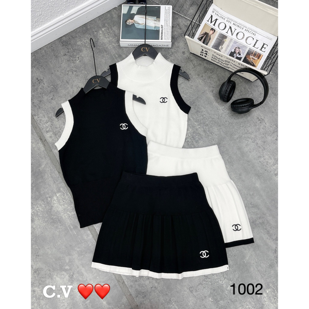 Set len tăm chân váy tennis hàng QCL1