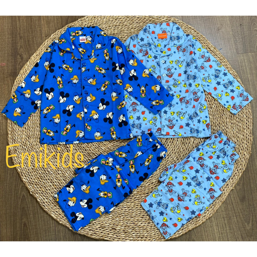 bộ pijama bé trai