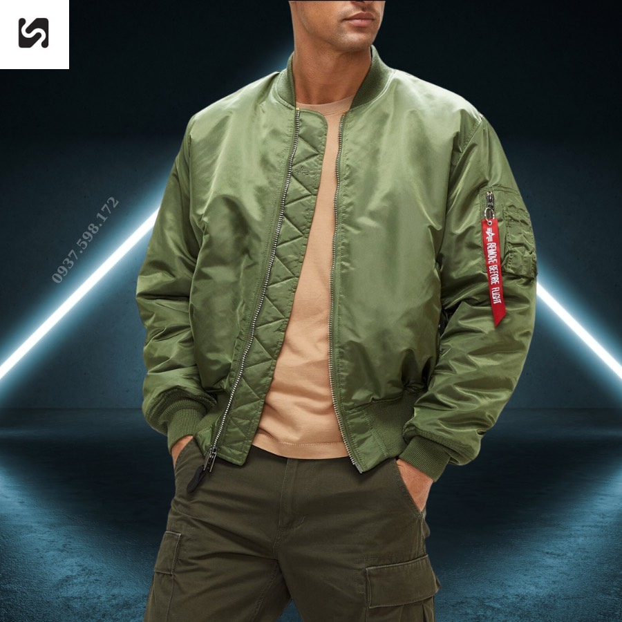 Áo pilot ma-1 chính hãng alpha industries