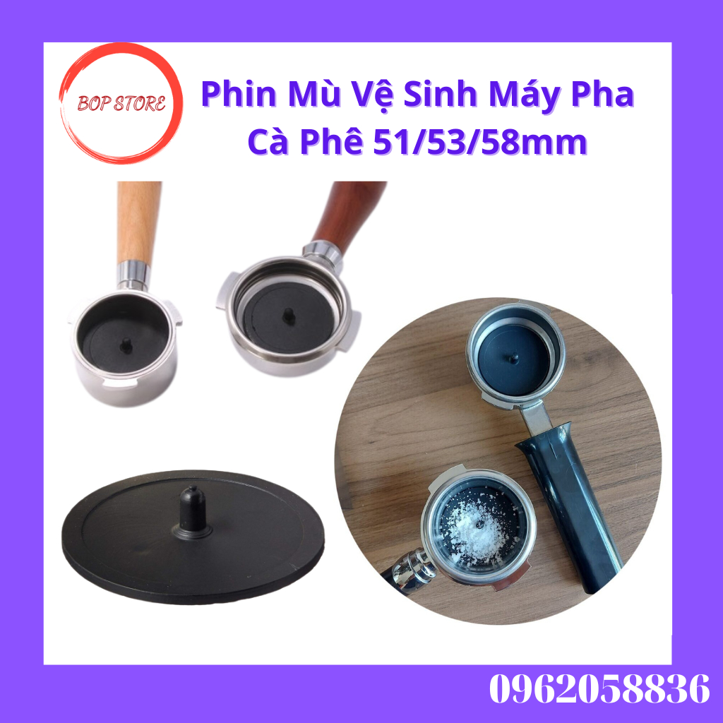 Phin Mù Vệ Sinh Máy Pha Cà Phê, Filter Mù Cho Máy Pha Cafe