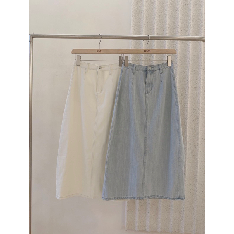 KAYY. Chân váy denim dài _ Cv80075