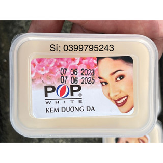 Kem pop dưỡng trắng da hộp vuông 100g