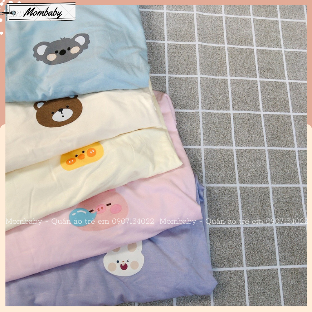 Hè 2023 Bộ Dài Tay Thun Lạnh Co Dãn Thoải Mái Cho Bé Trai và Bé Gái