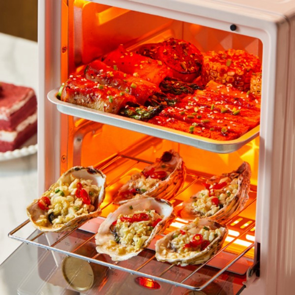 Lò nướng điện nhỏ đa năng gia đình, lò nướng mini 12L