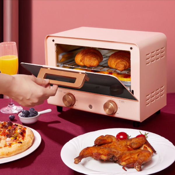 Lò nướng điện nhỏ đa năng gia đình, lò nướng mini 12L