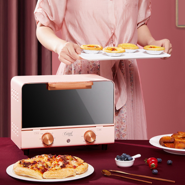 Lò nướng điện nhỏ đa năng gia đình, lò nướng mini 12L