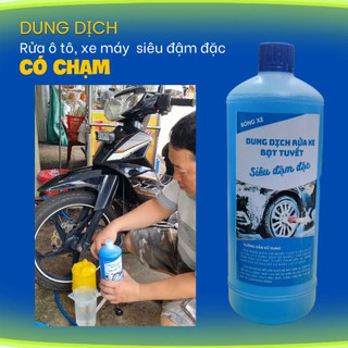 Dung dịch rửa xe bọt tuyế siêu đạm đặc