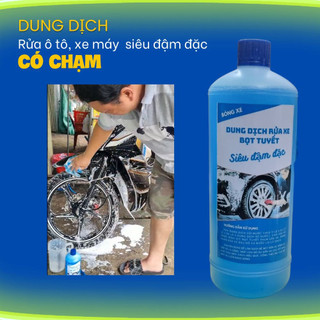 Dung dịch rửa xe bọt tuyế siêu đạm đặc