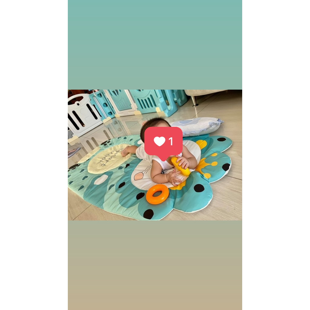 Thảm chống thấm cho bé  siêu thấm hút và thông thoáng nhập khẩu Bonitabebe Hàn Quốc