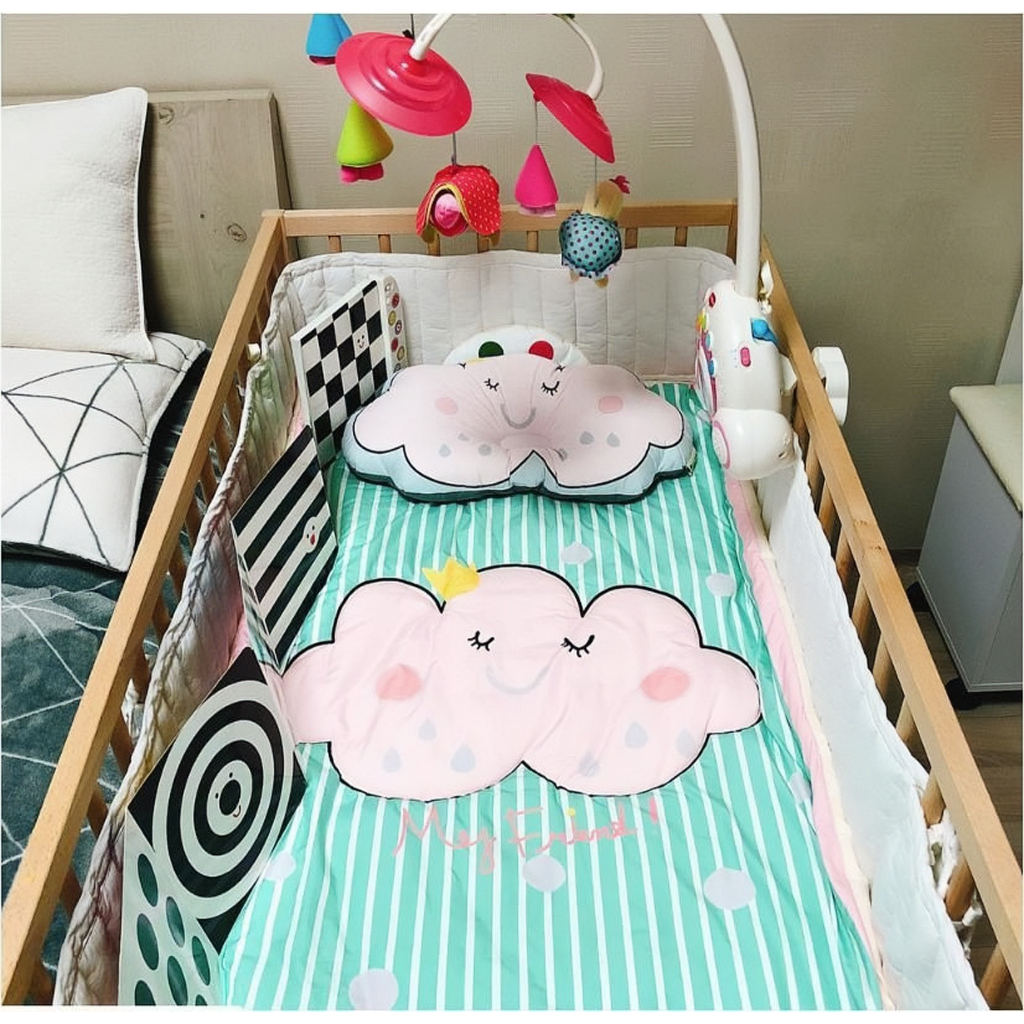 Thảm chống thấm cho bé  siêu thấm hút thông thoáng nhập khẩu Bonitabebe HQ