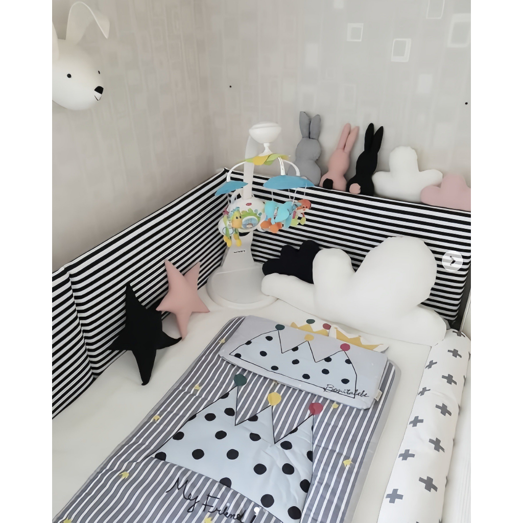 Thảm chống thấm cho bé  siêu thấm hút và thông thoáng nhập khẩu Bonitabebe HQ