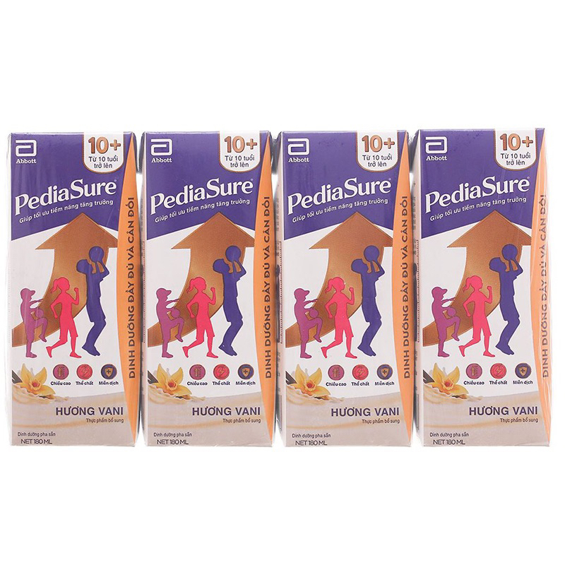 Thùng 48 hộp sữa dinh dưỡng Pediasure 10+ 180ml