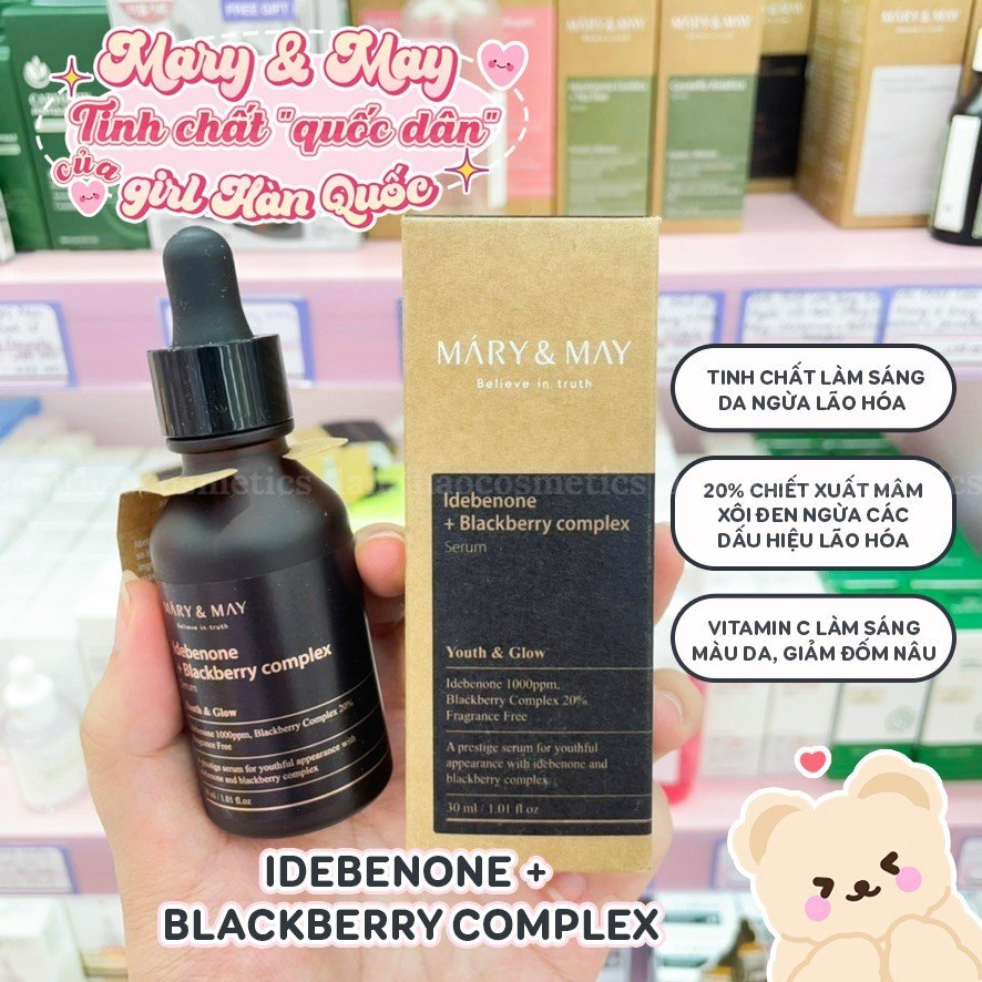Tinh Chất Dưỡng Da - Sáng Da - Ngừa Lão Hóa - Làm Dịu Da Mary & May Serum 30ml