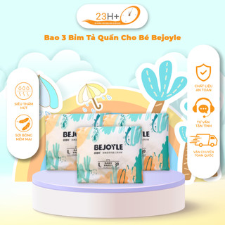 - bao 3 bỉm tả quần cho bé bejoyle nội địa trung thấm hút tốt - 23h.shop