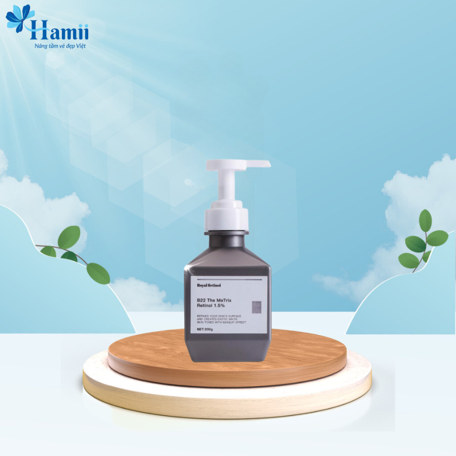 Kem Ủ Trắng Da Royal Retinol B22 The Matrix Retinol 1.5% 200gr Trung Quốc