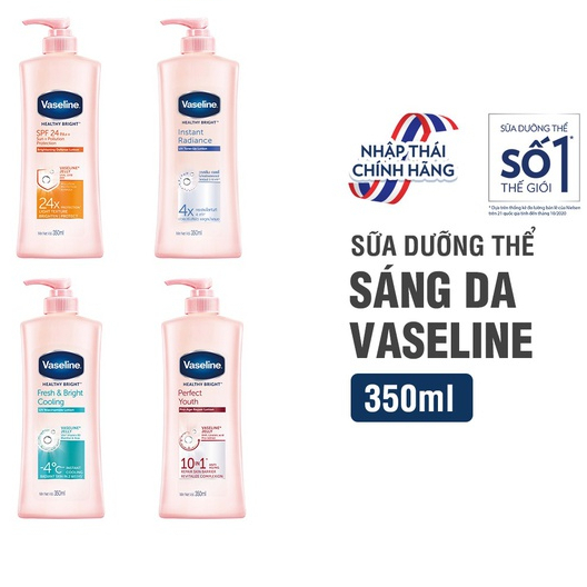 Sữa Dưỡng Thể Da Sáng Tức Thì Vaseline