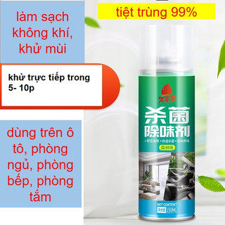 Xịt phun khử mùi , khử trùng loại bỏ vi khuẩn làm mát không khí trong ô tô, phòng ngủ,phòng tắm,nhà bếp,tủ quần áo 150ml