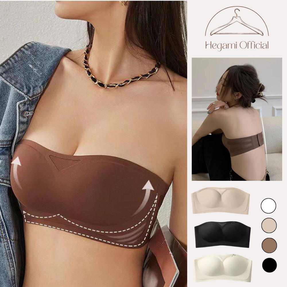 Áo Lót Quây Chống Tụt Hegami Chất Liệu Cao Su Đúc Mềm Mịn