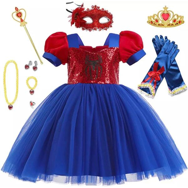 Váy nữ siêu nhân nhện Halloween