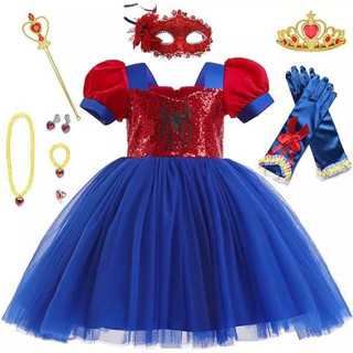 Váy nữ siêu nhân nhện Halloween
