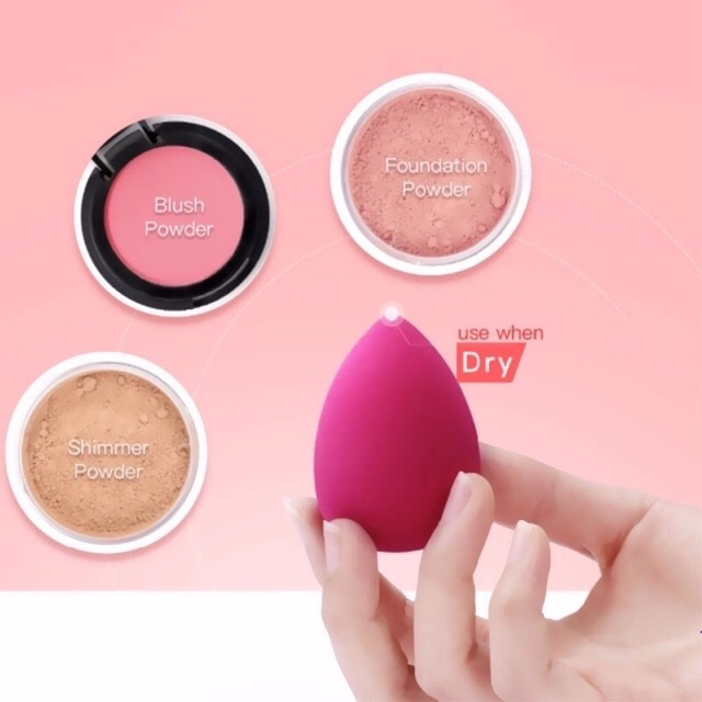 Mút Tán Kem Hình Quả Trứng Cắt Chéo Nhiều Màu Siêu Mềm Mại Đáng Yêu Tán Kem Nhanh Tiện Lợi, Nở To Khi Nhúng Nước