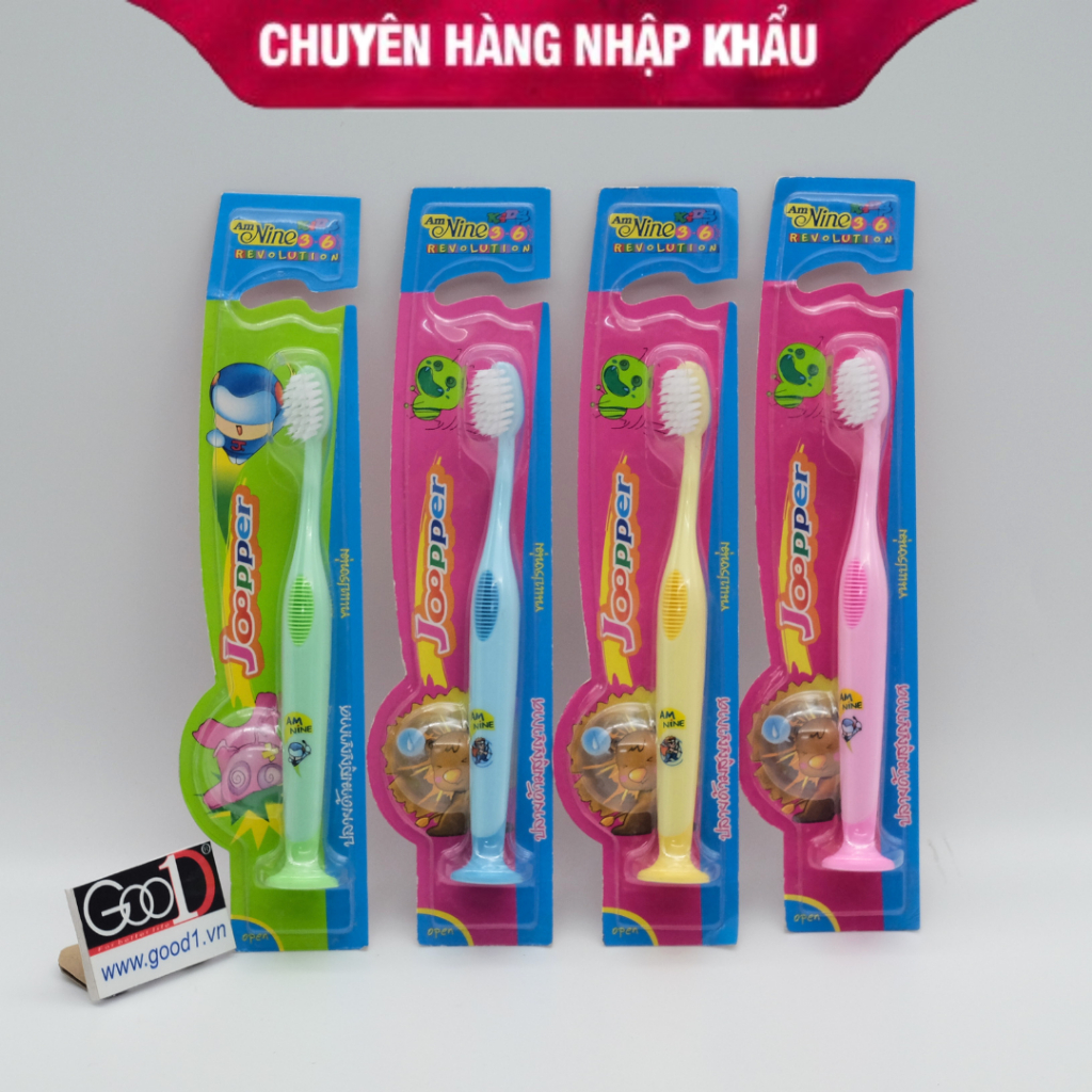 Bàn Chải Nine Joopper For Kids Vỉ Đơn Thái Lan