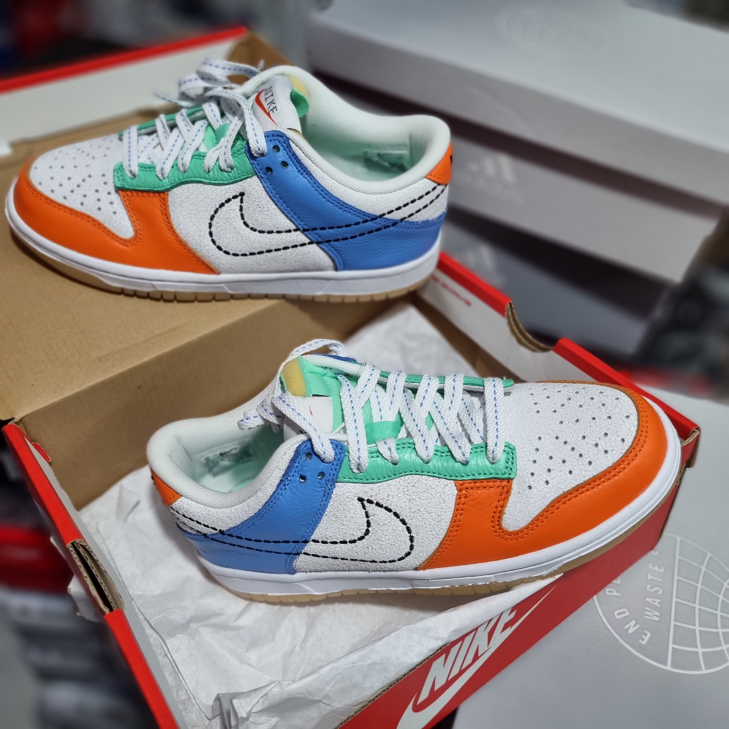 Giày Sneaker Dunk Low GS Nữ Ni.ke DX3363 100 Hàng Authentic Nội Đia Nhật Bản