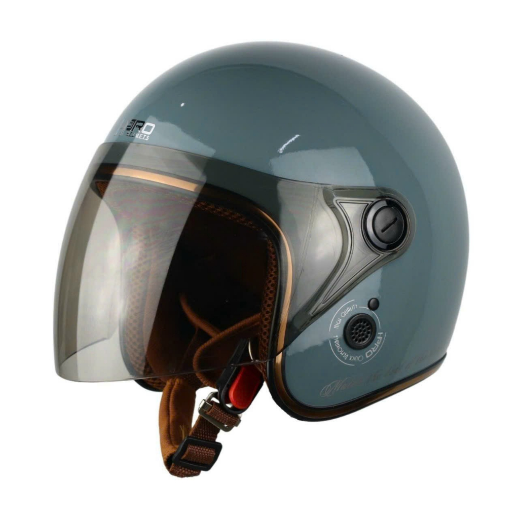 Mũ Bảo Hiểm motor 3/4 HPro chính hãng, kính che, đa dạng màu