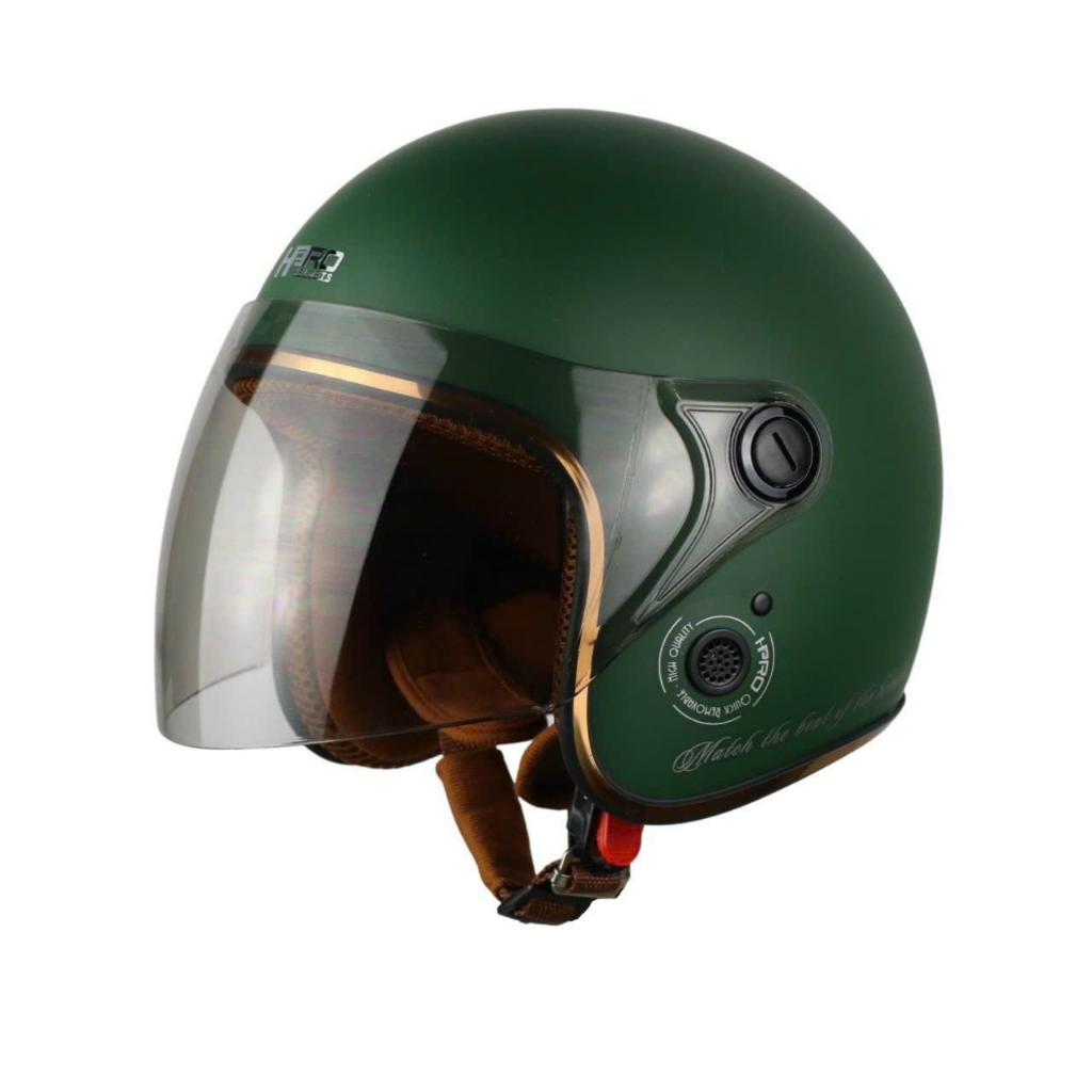 Mũ Bảo Hiểm motor 3/4 HPro chính hãng, kính che, đa dạng màu