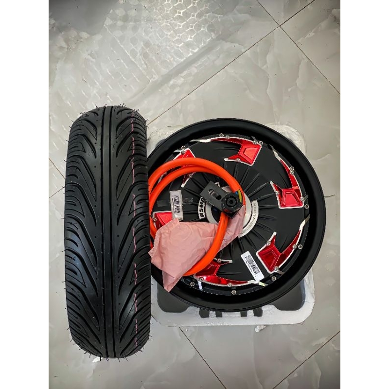 Động cơ QS 2KV4 2000W vành 12 in phanh đĩa.