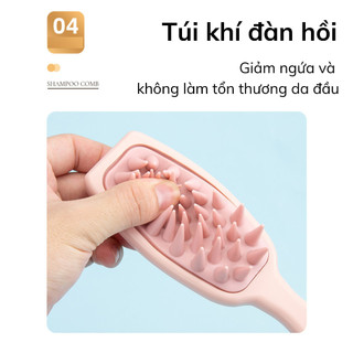 Lược chải tóc massage da đầu, lược chải tóc ướt và tóc khô