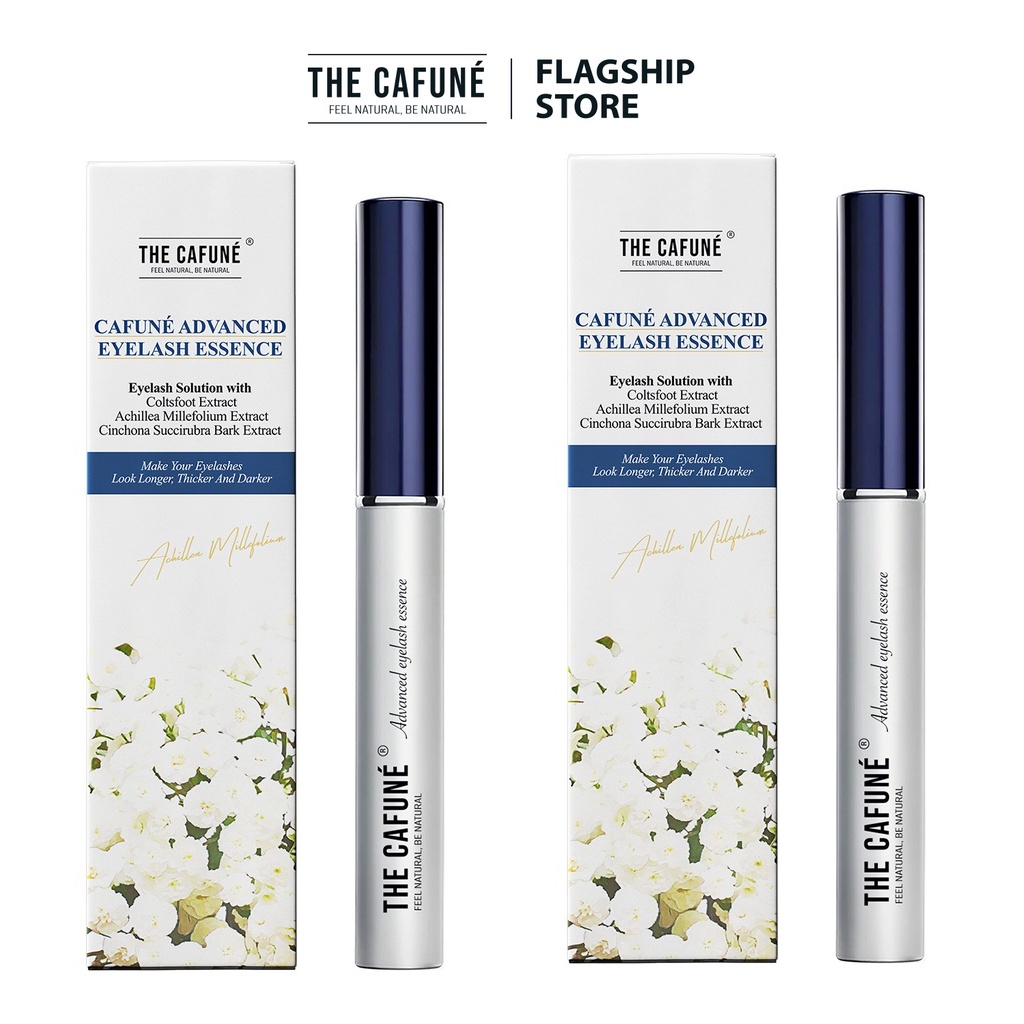 Tinh Chất Dưỡng Mi The Cafuné, Giúp Mi Mọc Dài Dày Tự Nhiên, Phục Hồi Và Ngăn Ngừa Rụng Mi 5ml - Vegan society