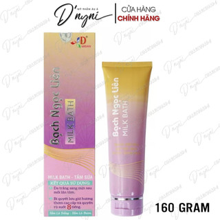 Sữa tắm milk bath bạch ngọc liên dưỡng trắng da lưu hương thơm cao cấp 160g