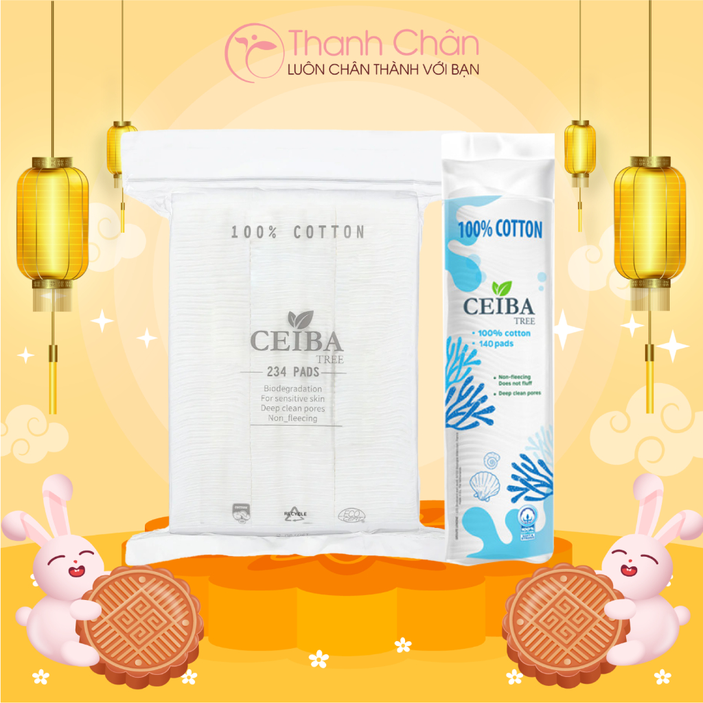 Bông Tẩy Trang 100% Cotton Ceiba Tree