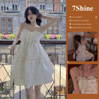 Đầm babydoll hai dây tiểu thư dây ngọc dáng xoè cuốn hút mềm mại dành cho nữ