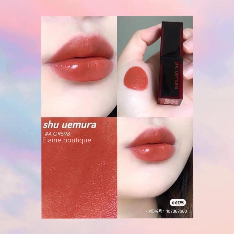 Son Shu Uemura 163/174/598/784 bản vỏ đen fullbox