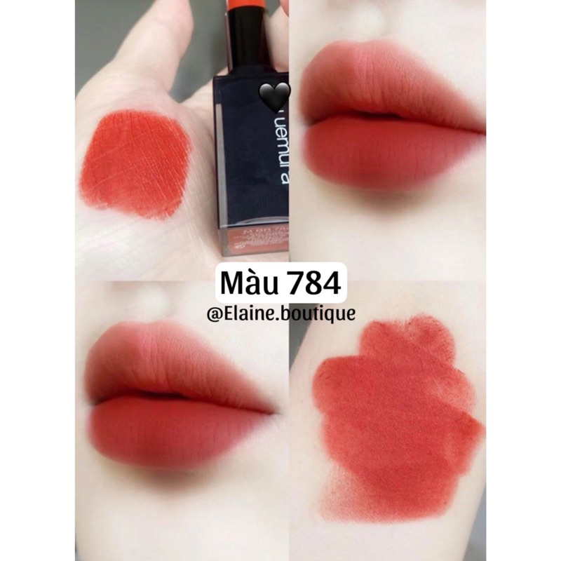 Son Shu Uemura 163/174/598/784 bản vỏ đen fullbox