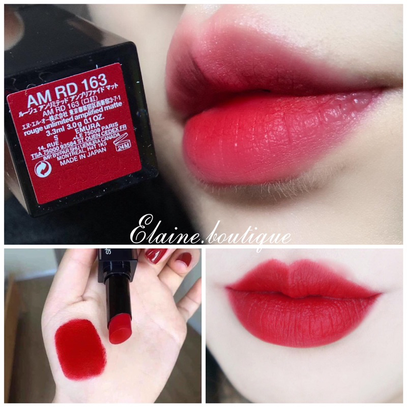 Son Shu Uemura 163/174/598/784 bản vỏ đen fullbox