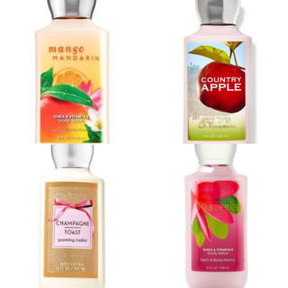 Dưỡng Thể Giữ Ẩm Da Bath & Body Works Champagne Toast/Country Apple/Mango Mandarin/Plumeria body lotion 236ml (Mỹ)