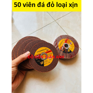 Đá cắt sắt, cắt inox màu đỏ loại xịn 50 viên