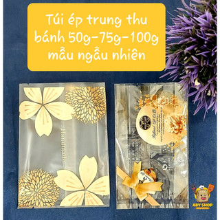 10 cái Túi ép bánh trung thu 50g-75g-100g-125g ⚡ HÀNG LOẠI 1 ⚡ 10 cái túi đựng bánh trung thu