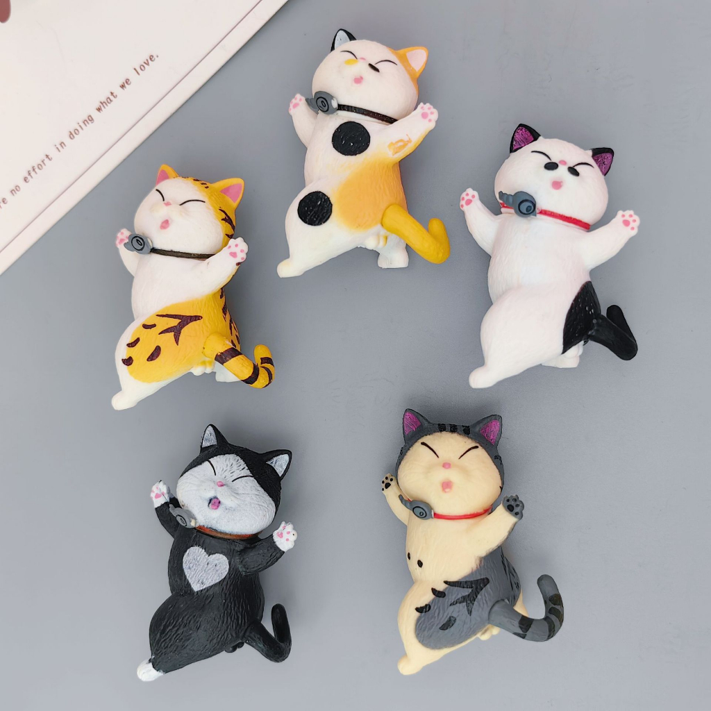 Mô Hình 10 Mèo Đứng Dơ Tay Để Bàn, Trang Trí Góc Họ Tập, Góc Làm Việc, Decor Nhà