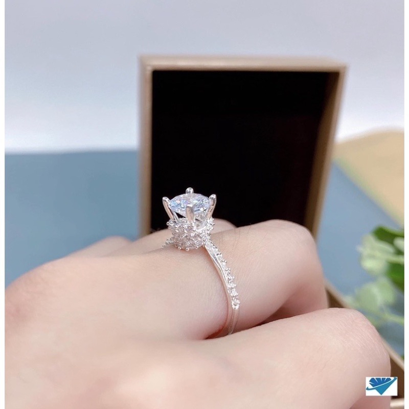 Nhẫn nũ bạc ta nhẫn đá cao