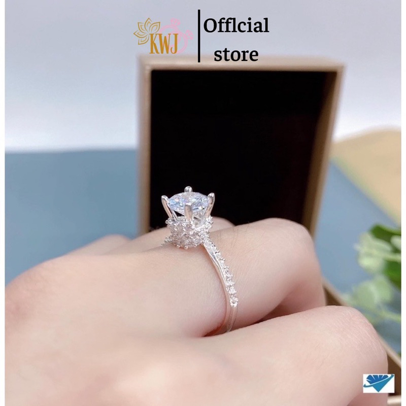 Nhẫn nũ bạc ta nhẫn đá cao