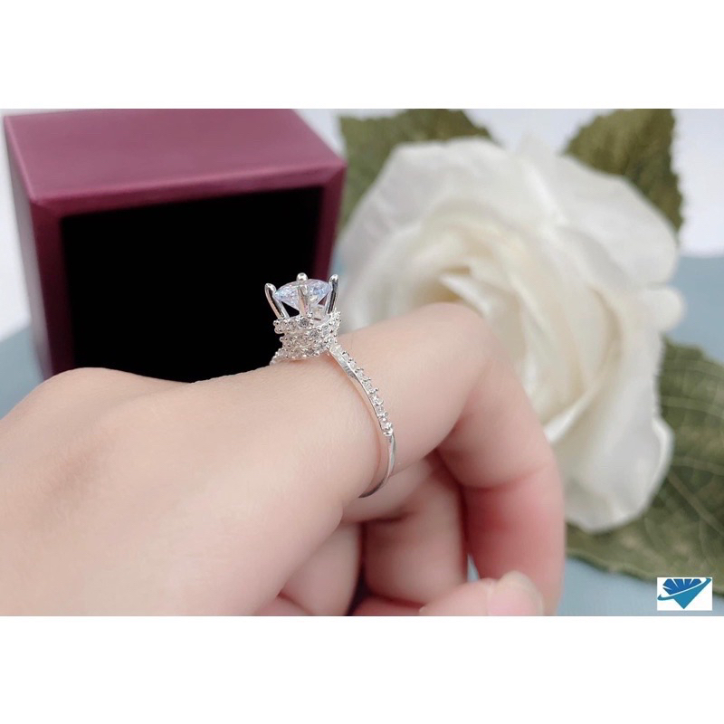 Nhẫn nũ bạc ta nhẫn đá cao