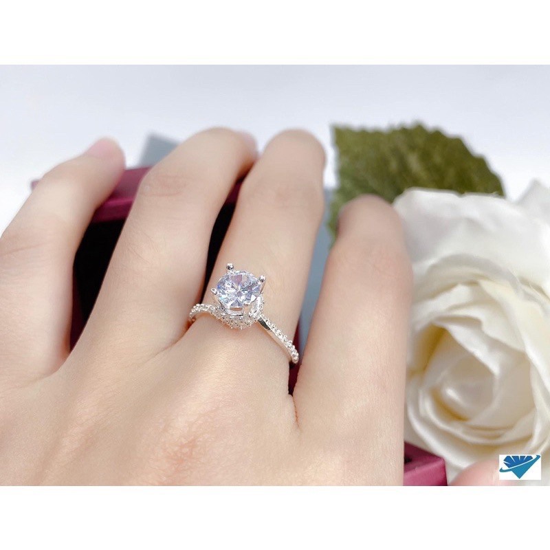 Nhẫn nũ bạc ta nhẫn đá cao