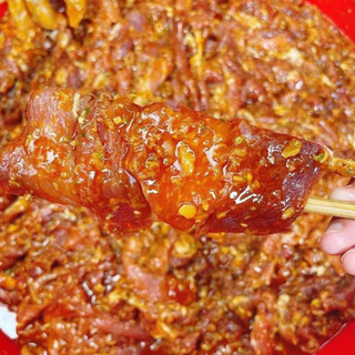 Thịt nai ướp sa tế hộp 500gr