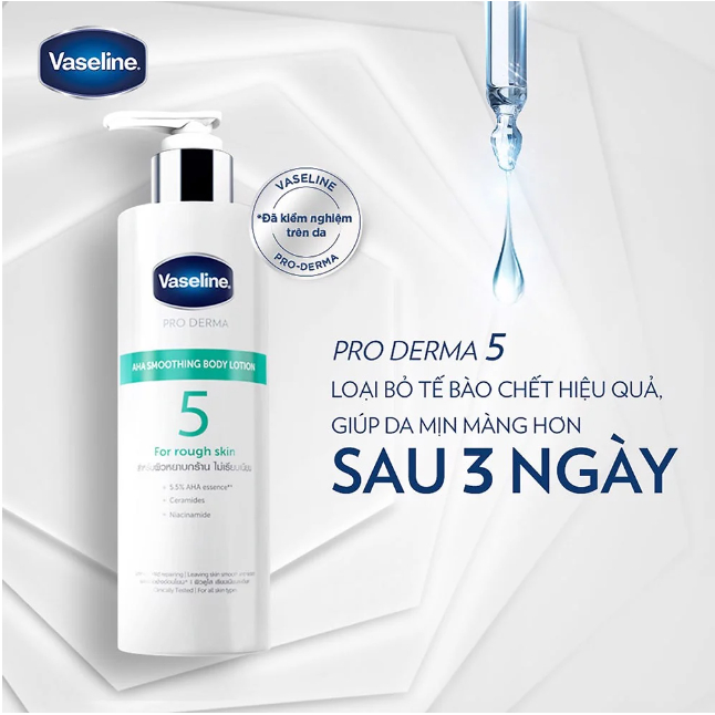 Sữa Dưỡng Thể Hoạt Tính Vaseline Pro Derma